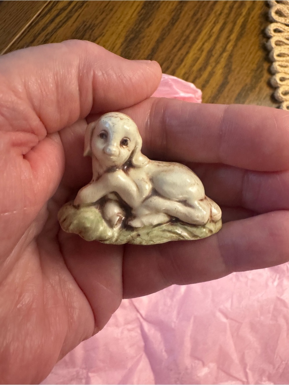 Vintage handmade nativity piece